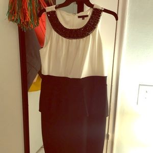 Tiana B. Embellished Peplum Dress ⭐️